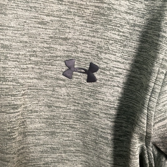 Under Armour Loose Fit Fleece Quarter Zip Green Men’s size XL - Picture 3 of 6